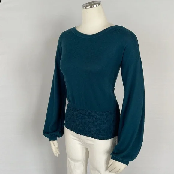 NWT Abercrombie and Fitch Teal Top X Small - Picture 6 of 10